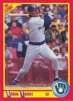 1990 Score #320 Robin Yount Front