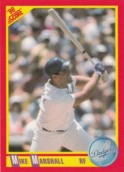 1990 Score #384 Mike Marshall Front