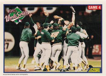 1990 Score #703 World Series Game 4 Front