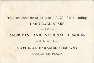 1921-23 National Caramel (E220) #NNO Sherry Smith Back