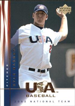 2002 Upper Deck USA Baseball National Team #10 Kyle Bakker Front