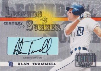 2003 Donruss Signature - Legends of Summer Autographs Century #LS-2 Alan Trammell Front