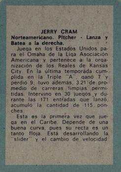1970 Ovenca Venezuelan #236 Jerry Cram Back