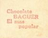 1930 Baguer Chocolate #NNO Mitchell Blake Back