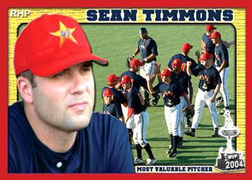 2004 Alaska Goldpanners #3 Sean Timmons Front