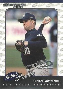 2001 Donruss #172 Brian Lawrence Front