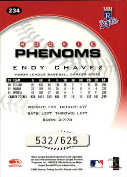2001 Donruss Class of 2001 #234 Endy Chavez Back