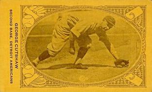 1922 W573 Strip Cards #NNO George Cutshaw Front