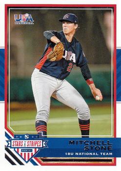 2017 Panini USA Baseball Stars & Stripes #40 Mitchell Stone Front