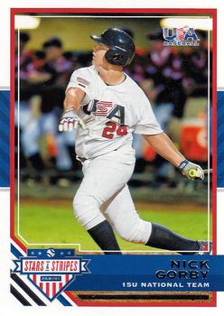 2017 Panini USA Baseball Stars & Stripes #57 Nick Gorby Front