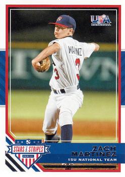 2017 Panini USA Baseball Stars & Stripes #61 Zach Martinez Front