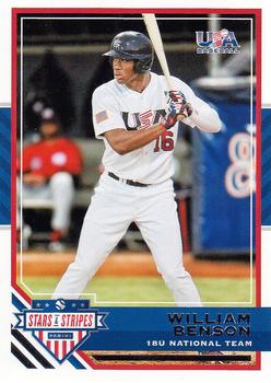 2017 Panini USA Baseball Stars & Stripes #74 William Benson Front