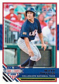 2017 Panini USA Baseball Stars & Stripes #75 Matt Thaiss Front