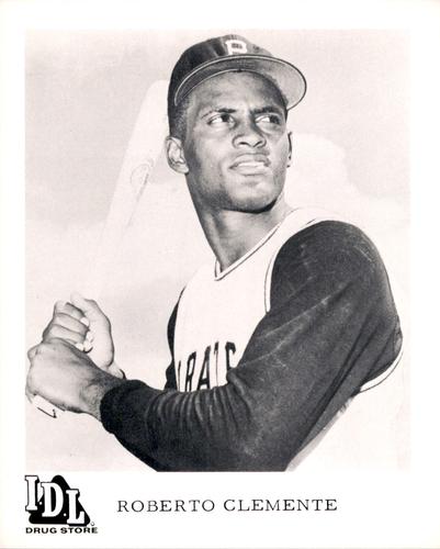 1963 I.D.L. Drug Store Pittsburgh Pirates #NNO Roberto Clemente Front