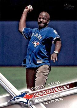 2017 Topps - First Pitch #FP-29 Donovan Bailey Front