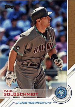 2017 Topps - Jackie Robinson Day #JRD-30 Paul Goldschmidt Front