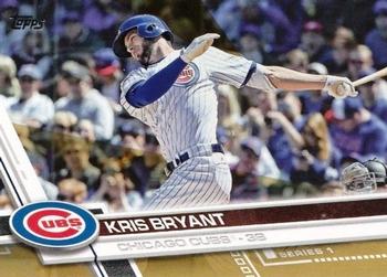 2017 Topps - Gold #1 Kris Bryant Front
