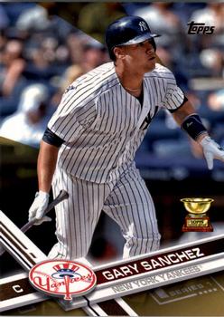 2017 Topps - Gold #7 Gary Sanchez Front