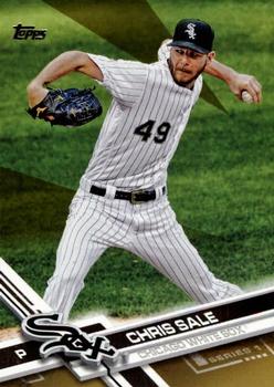 2017 Topps - Gold #9 Chris Sale Front