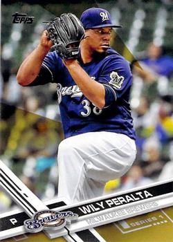 2017 Topps - Gold #70 Wily Peralta Front