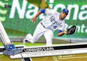 2017 Topps - Gold #167 Lorenzo Cain Front