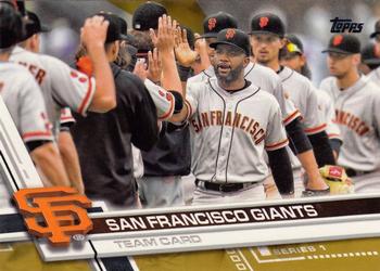 2017 Topps - Gold #235 San Francisco Giants Front