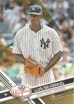 2017 Topps - Gold #544 Luis Severino Front