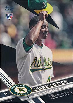2017 Topps - Black #451 Jharel Cotton Front
