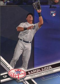 2017 Topps - Father's Day Powder Blue #287 Aaron Judge Front