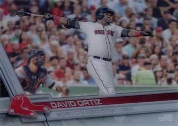 2017 Topps - Clear #350 David Ortiz Front