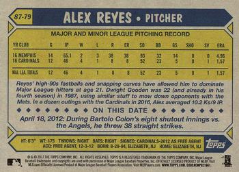 2017 Topps - 1987 Topps Baseball 30th Anniversary #87-79 Alex Reyes Back