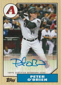 2017 Topps - 1987 Topps Baseball 30th Anniversary Autographs #1987A-PO Peter O'Brien Front