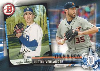 2017 Topps - Bowman Then & Now #BOWMAN-16 Justin Verlander Front