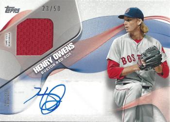 2017 Topps - Major League Material Autograph Relics #MLMA-HO Henry Owens Front