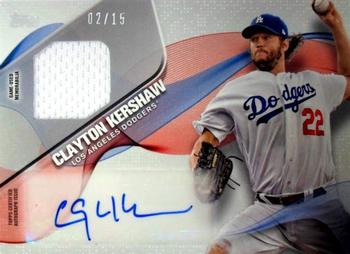 2017 Topps - Major League Material Autograph Relics #MLMA-CK Clayton Kershaw Front