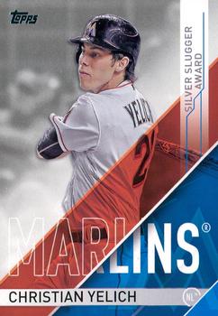 2017 Topps - Silver Slugger Awards #SS-14 Christian Yelich Front