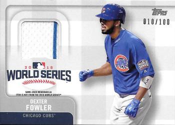 2017 Topps - World Series Champion Relics #WCR-DF Dexter Fowler Front