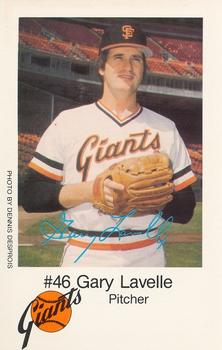 1979 San Francisco Giants Police #NNO Gary Lavelle Front