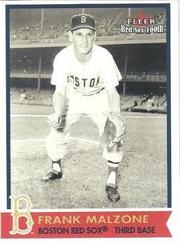 2001 Fleer Boston Red Sox 100th Anniversary #42 Frank Malzone Front