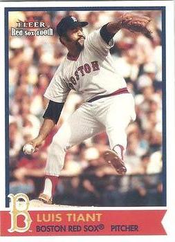 2001 Fleer Boston Red Sox 100th Anniversary #55 Luis Tiant Front