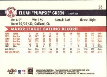 2001 Fleer Boston Red Sox 100th Anniversary #56 Elijah 