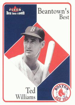 2001 Fleer Boston Red Sox 100th Anniversary #84 Ted Williams Front
