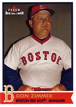 2001 Fleer Boston Red Sox 100th Anniversary #72 Don Zimmer Front