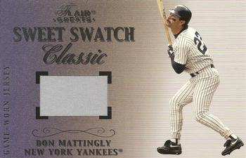 2003 Flair Greats - Sweet Swatch Classic Jersey #NNO Don Mattingly Front
