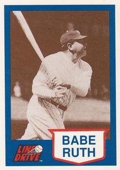 1991 Line Drive Babe Ruth #12 Babe Ruth Front