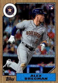 2017 Topps - 1987 Topps Baseball 30th Anniversary Chrome Silver Pack (Series One) #87-ABR Alex Bregman Front