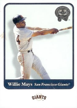 2001 Fleer Greats of the Game #115 Willie Mays Front