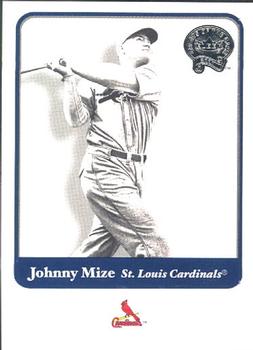 2001 Fleer Greats of the Game #14 Johnny Mize Front