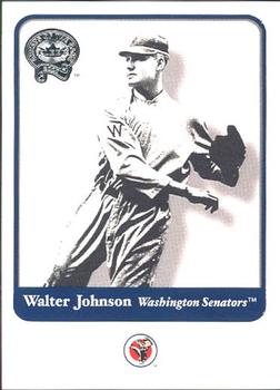 2001 Fleer Greats of the Game #15 Walter Johnson Front