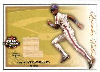 2003 Fleer Fall Classic - Legendary Collection Memorabilia #LC/DS2 Darryl Strawberry Front